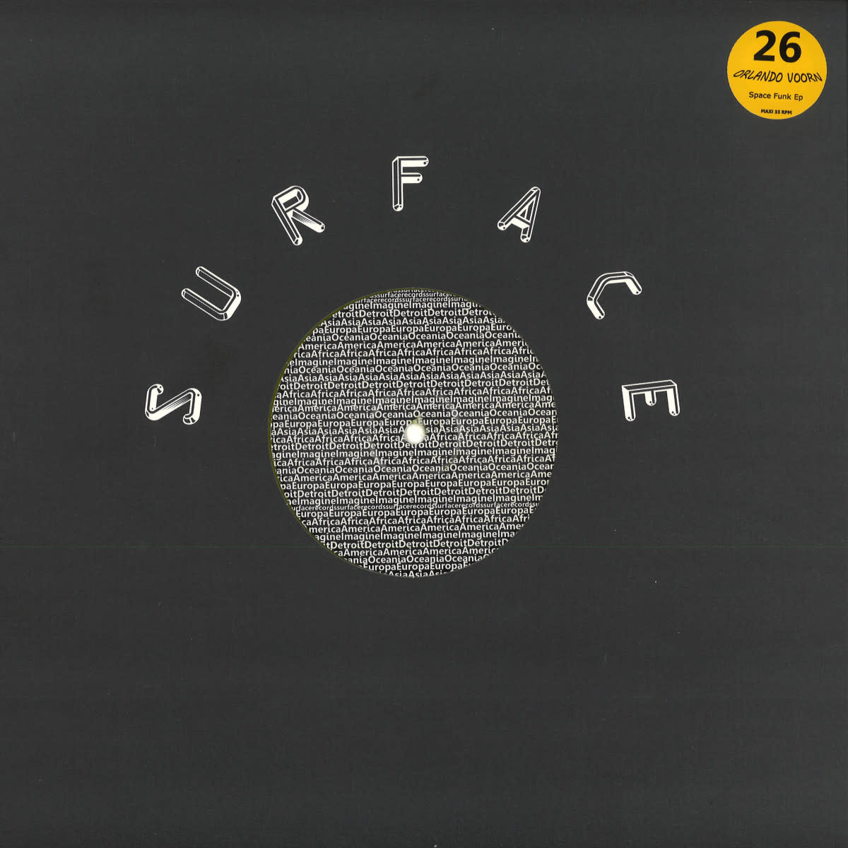 Orlando Voorn – Space Funk EP 12" (2023, Surface Records France) Ltd 100