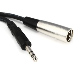 HOSA [STX-110M] Balanced Interconnect 1/4 inn TRS to XLR3M (QUARTER male stereo single to XLR male single) 10ft.