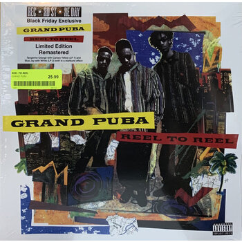 Grand Puba - Reel To Reel 2LP (2020, Tommy Boy), Colour Vinyl