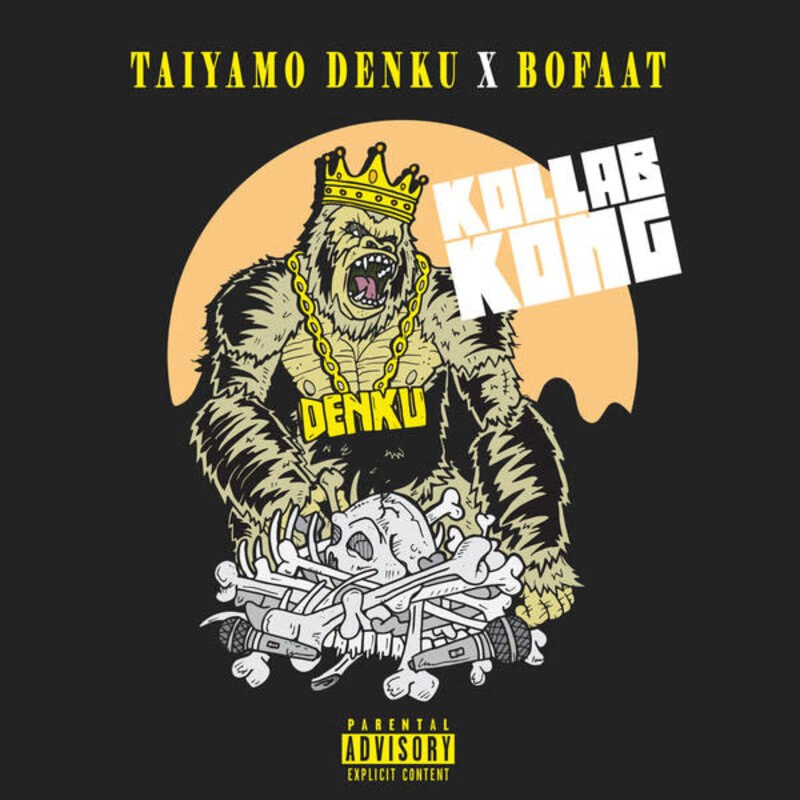 Taiyamo Denku & BoFaat - Kollab Kong 2LP (2020), Limited 300, Yellow Splattered