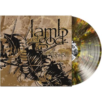 Lamb Of God – New American Gospel LP (2025 Reissue, Clear Vinyl w Black / White & Gold Splatter, 25th anniversary, Prosthetic Records)