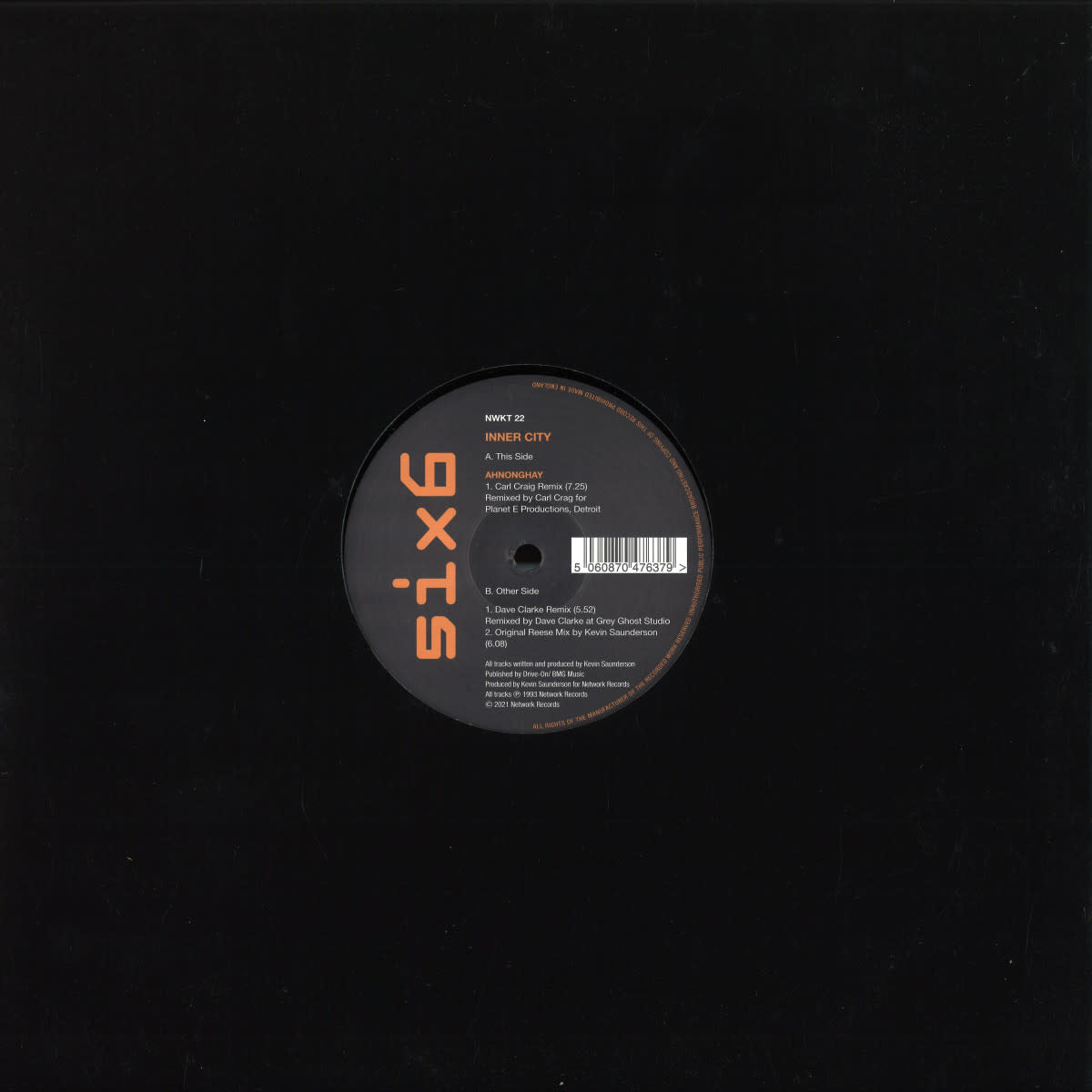 Inner City – Ahnonghay 12" (2025 Reissue, Network Records)