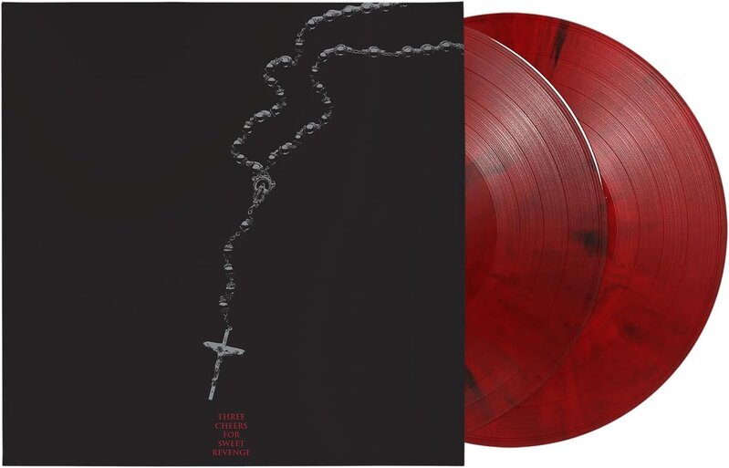 My Chemical Romance – Three Cheers For Sweet Revenge 2LP (2025 Reissue, Red & Black Marble Vinyl, Reprise Records)