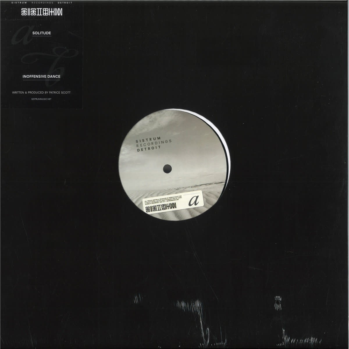 Patrice Scott – Solitude 12" (2025, Sistrum Recordings)