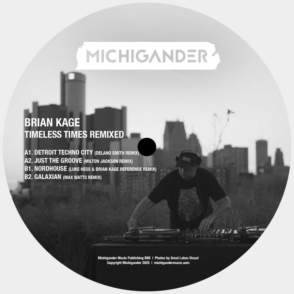 Brian Kage – Timeless Times Remixed 12" (2025, Michigander)