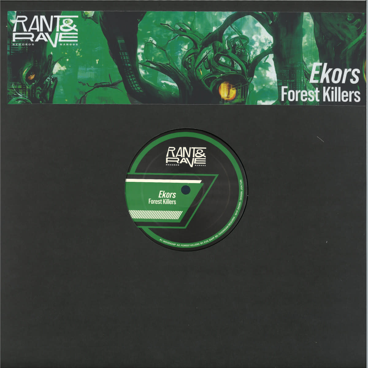 Ekors – Forest Killers 12" (2024, Rant & Rave Records)