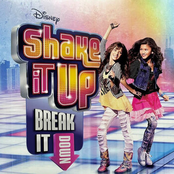 (VINTAGE) V/A - Shake It Up: Break It Down LP [Cover:VG+,Disc:NM](2024 Walt Disney Records,US), Violet/Hot Pink Splatter, Zendaya