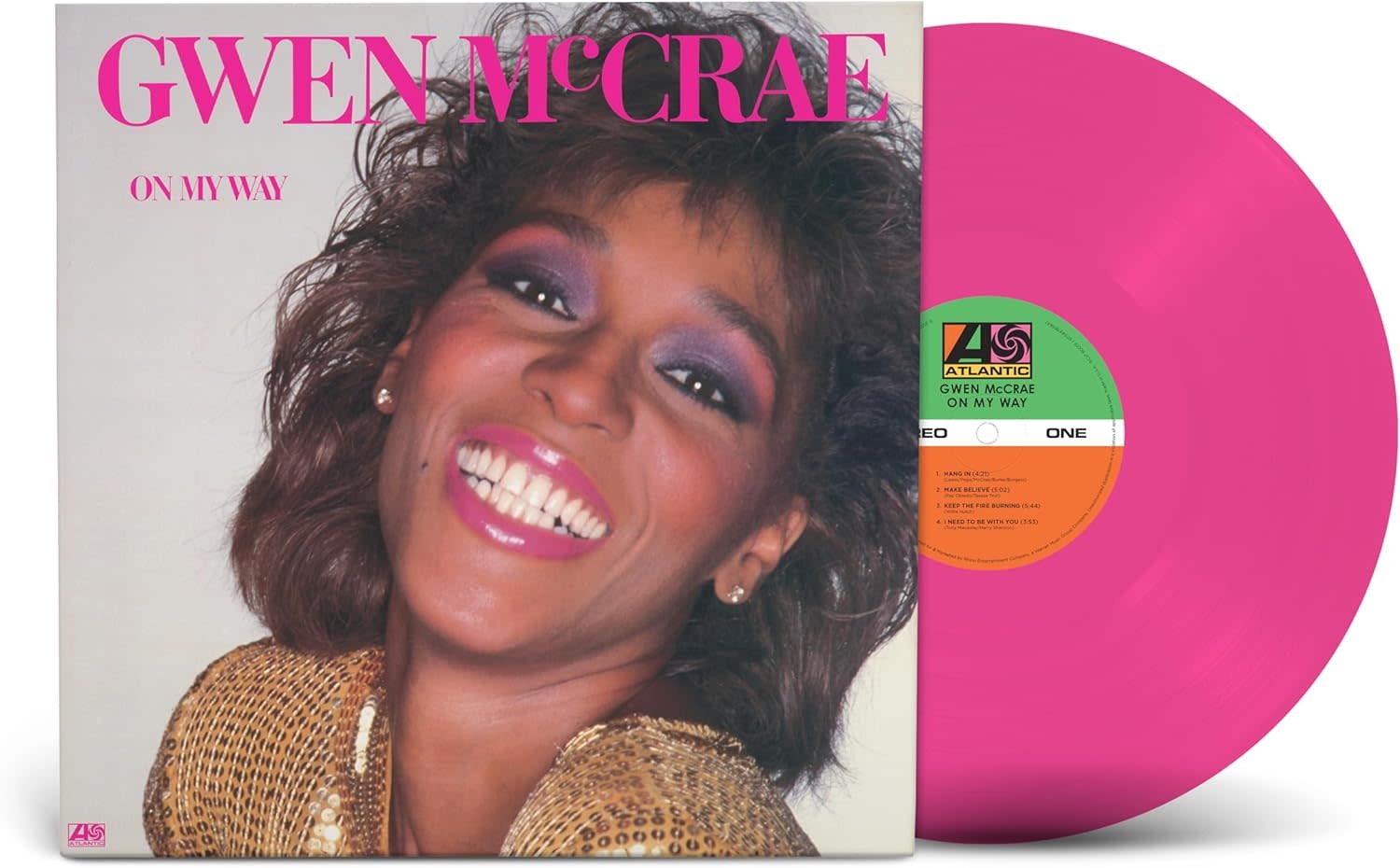 Gwen McCrae – On My Way LP (2025 Reissue, Lipstick Pink Vinyl, Atlantic)