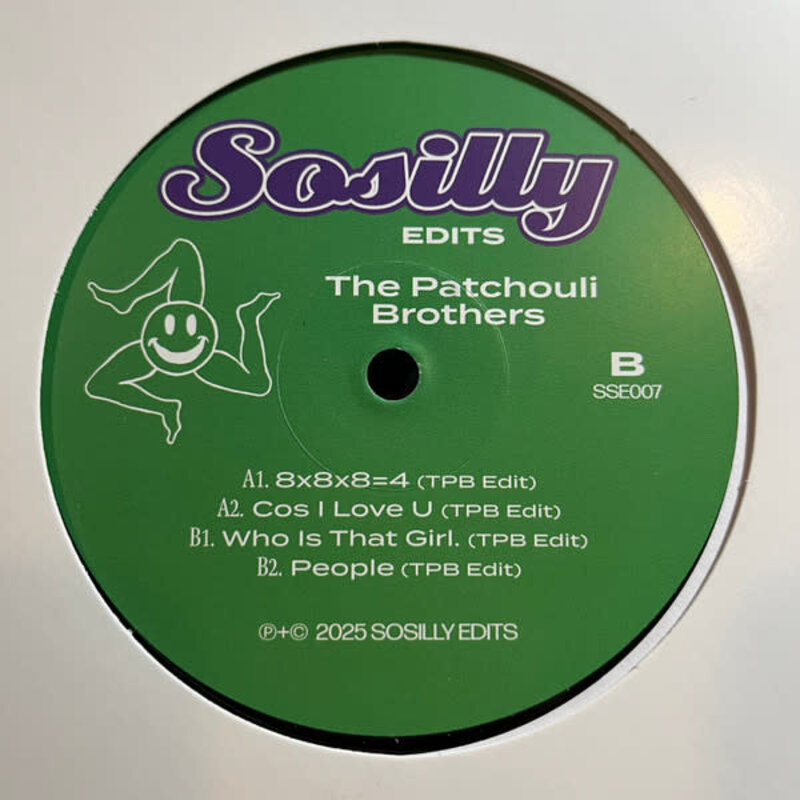 The Patchouli Brothers – EP Number Seven 12" (2025, Sosilly Edits)