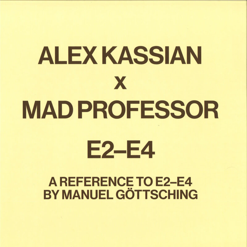 Alex Kassian x Mad Professor – E2-E4 - A Reference To E2-E4 By Manuel Göttsching 12" (2024, Limited Edition, Test Pressing Records)