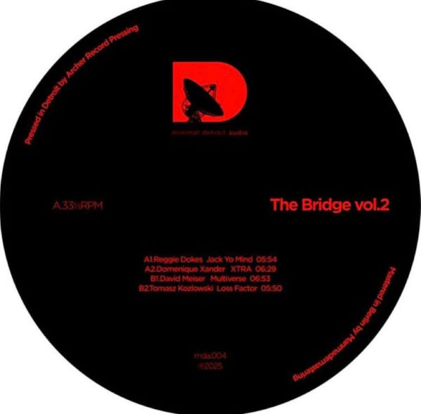 Various – The Bridge Vol. 2 12" (2025, Minimal Detroit Audio)