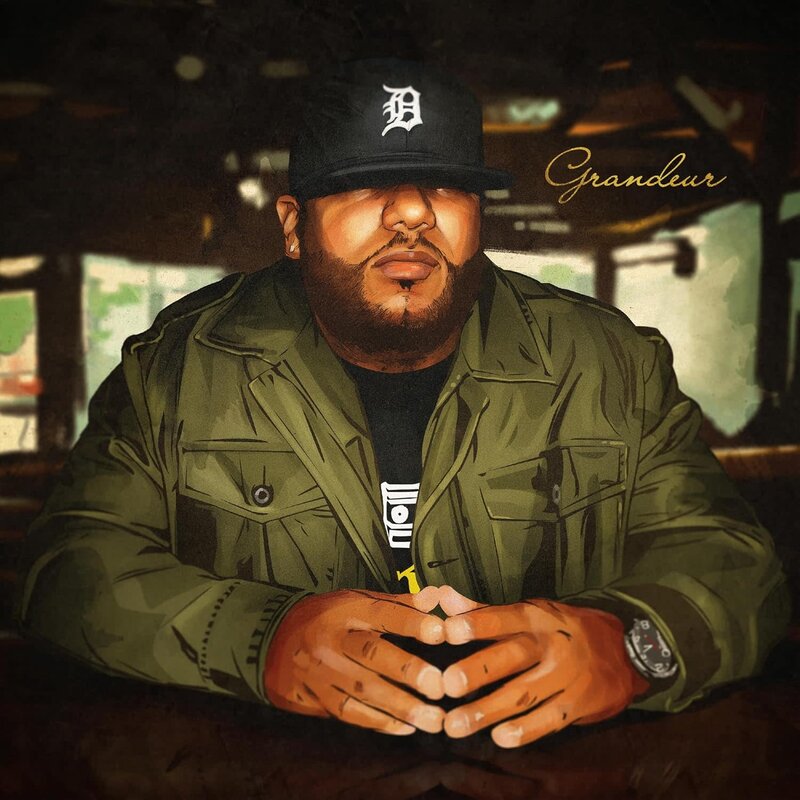 Apollo Brown – Grandeur 2LP (2025 Reissue, Green Olive Vinyl, Mello Music Group)