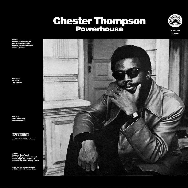 Chester Thompson - Powerhouse LP (2021 Reissue, Blue with Black Swirl Vinyl, Real Gone Music)