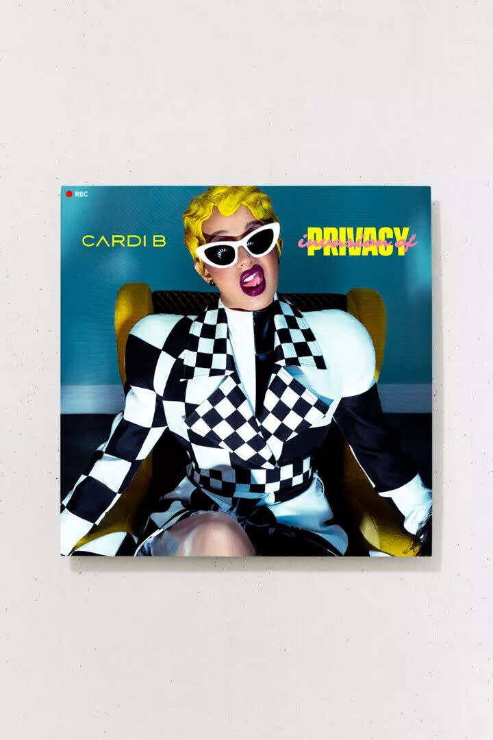 (VINTAGE) Cardi B - Invasion of Privacy 2LP [Cover,Discs:VG+](2023), Clear [Crystal]