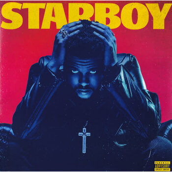 (VINTAGE) The Weeknd - Starboy 2LP [Cover:VG+,Discs:NM](2017,Europe), Red Translucent