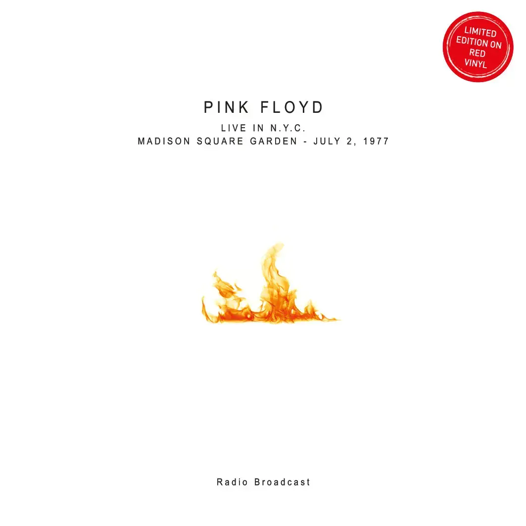 Pink Floyd - Live In N.Y.C. Madison Square Garden - July 2, 1977 LP (2025, Red Vinyl, Room On Fire)