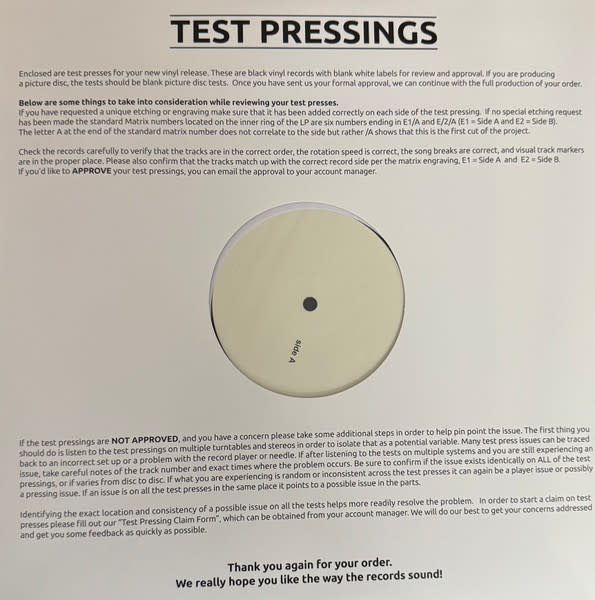 Sadhu Gold & Spook – No Country For Hoe Niggas LP TEST PRESSING (2023, GoodFelons)