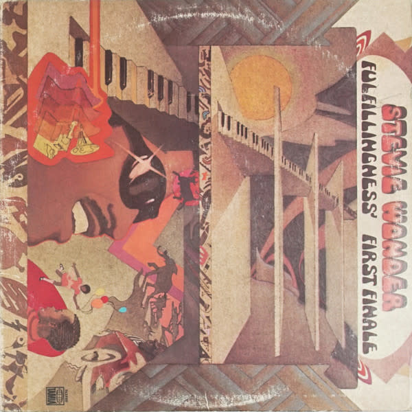 (VINTAGE) Stevie Wonder - Fulfillingness' First Finale LP [Cover,Disc:VG](1974,US)
