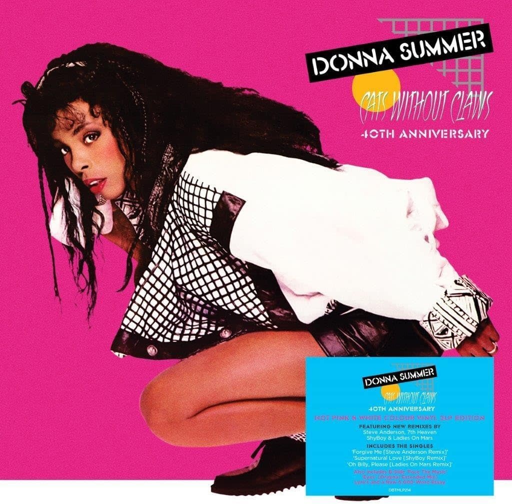 Donna Summer – Cats Without Claws 2LP (2025 Reissue, Hot Pink & White Vinyl, Driven By The Music)