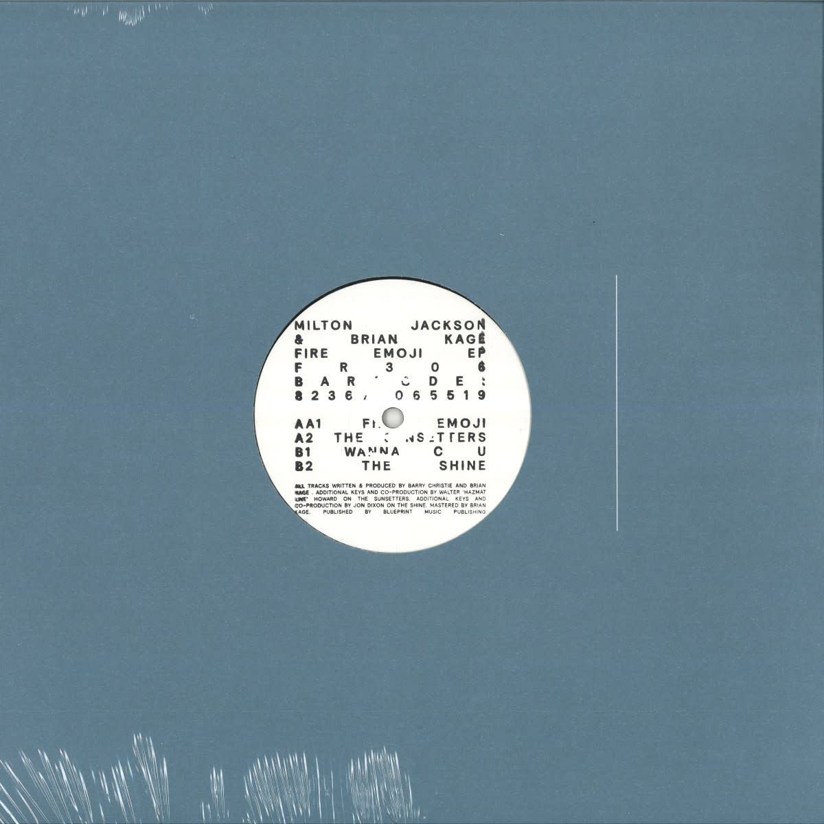 Milton Jackson & Brian Kage – Fire Emoji EP 12" (2025, Freerange Records)