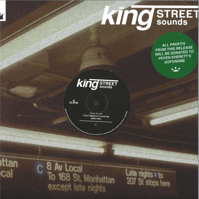 Peven Everett – I Can't Believe I Loved Her 12" (2025 Reissue, BPM King Street Sounds)