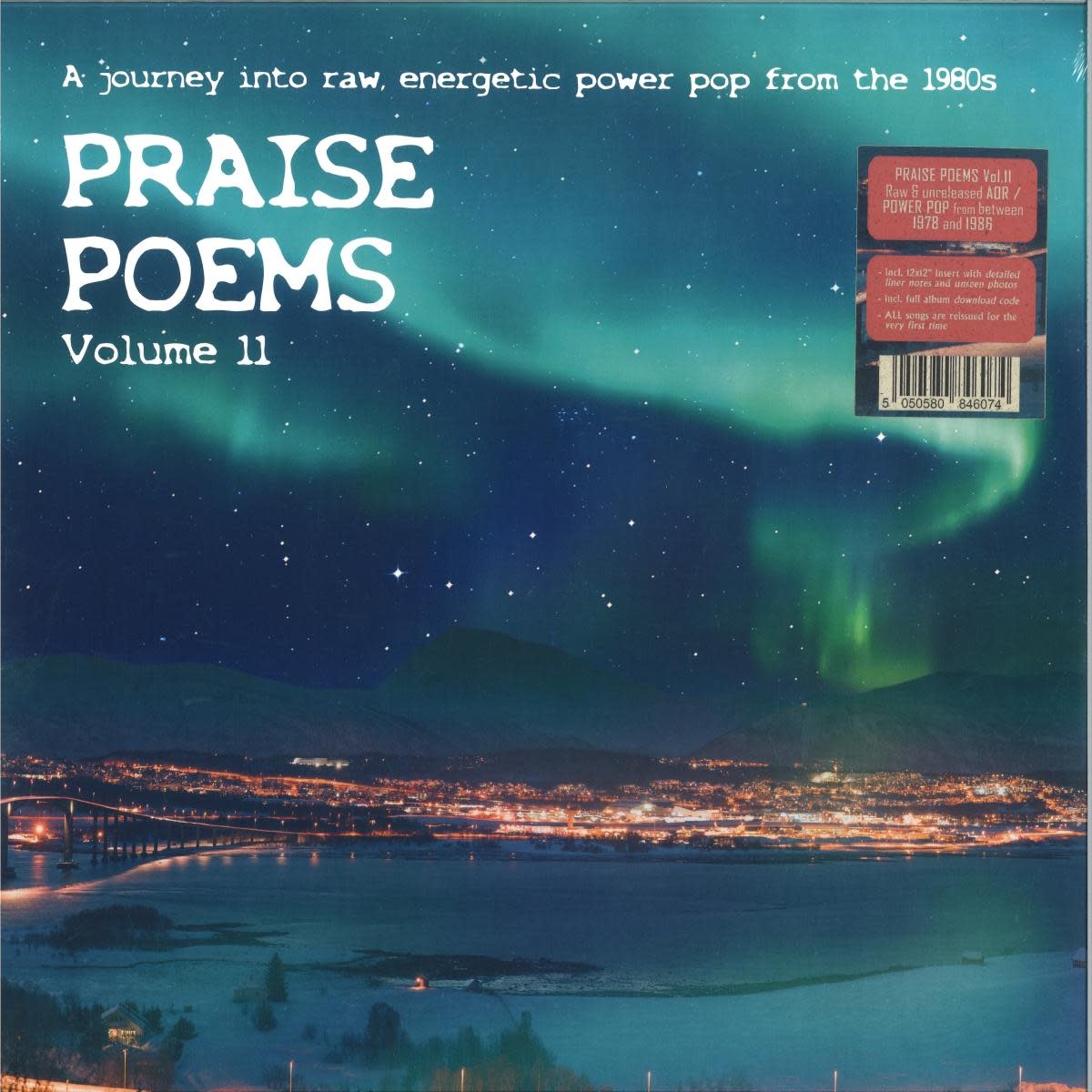 Various – Praise Poems Volume 11 (A Journey Into Raw, Energetic Power Pop From The 1980s) 2LP (2025, Tramp Records)