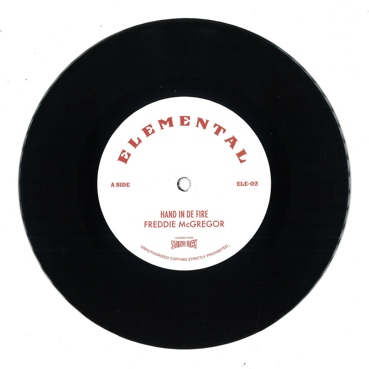 Freddie McGregor – Hand In A De Fire 7" (2025 Reissue, Elemental Records)