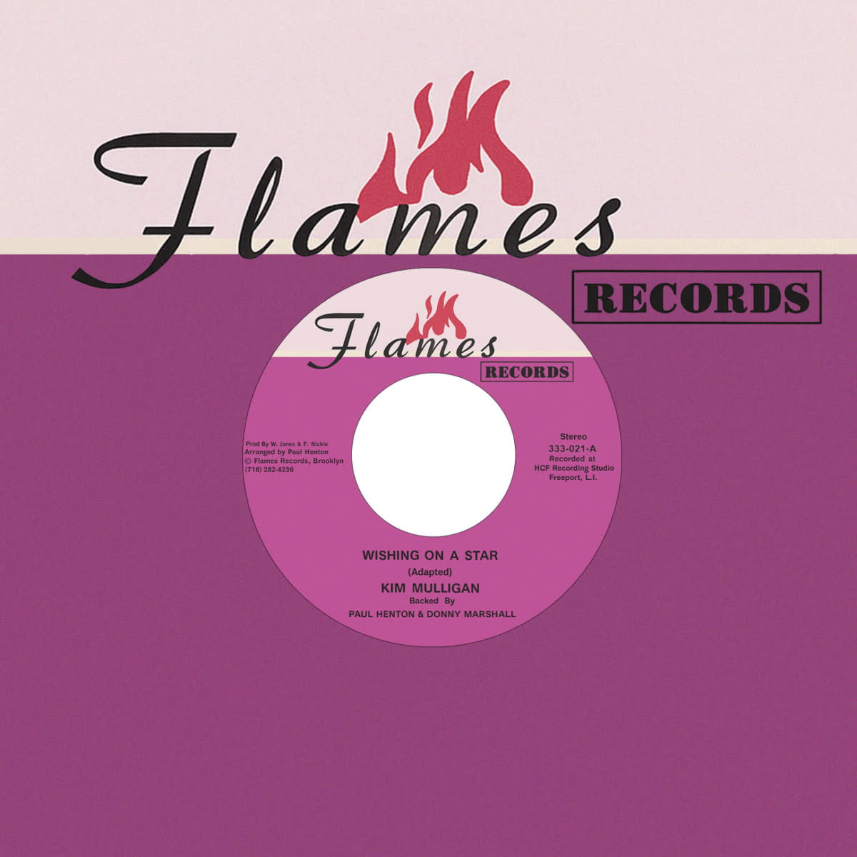 Kim Mulligan Backed By Paul Henton & Donny Marshall – Wishing On A Star 7" (2025, 333)