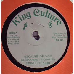 Prince Junior / Prince Allan – Because Of You / Stop Running 12" (King Culture)