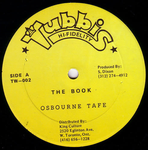 Osbourne Tafe – The Book 12" (Tubbis Hi-Fidelity)