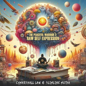 Cymarshall Law & Slimline Mutha - The Peaceful Warrior 2: Raw Self Expression LP (2025, Freedom Ent)