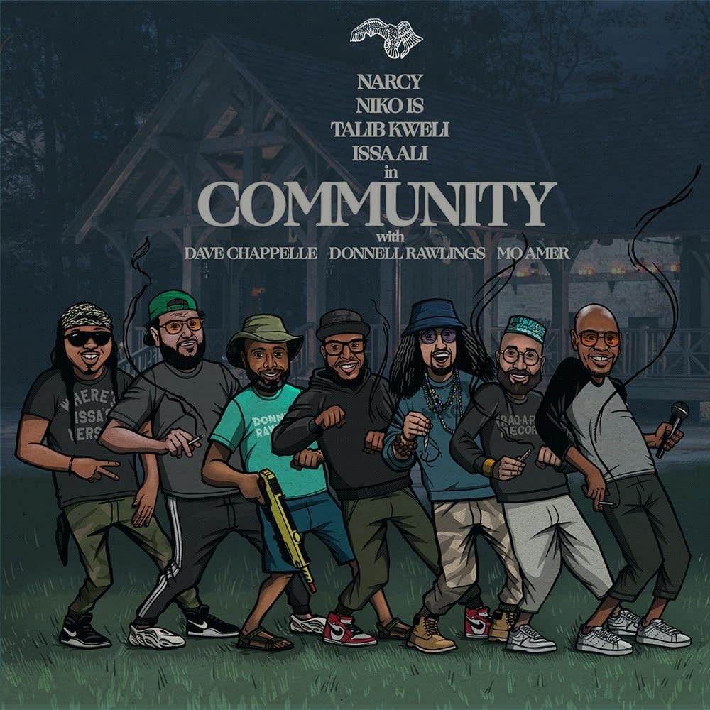 Narcy, Niko Is, Talib Kweli, Issa Ali – Community 7" (2025, We Are The Medium)