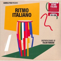Gabriele Poso, Various – Ritmo Italiano (Unspoken Sounds Of Italian Tamburo) LP (2025, Transparent Red Vinyl, Mr Bongo)