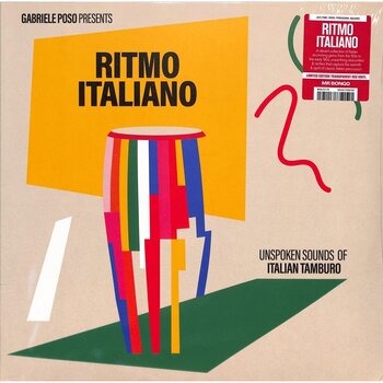 Gabriele Poso, Various – Ritmo Italiano (Unspoken Sounds Of Italian Tamburo) LP (2025, Transparent Red Vinyl, Mr Bongo)