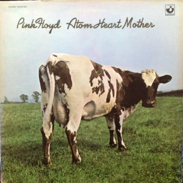 (VINTAGE) Pink Floyd - Atom Heart Mother LP [Cover,Disc:VG](1970,Canada)