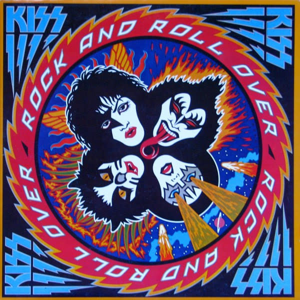 (VINTAGE) Kiss - Rock And Roll Over LP [Cover,Disc:VG] (1976, Canada)