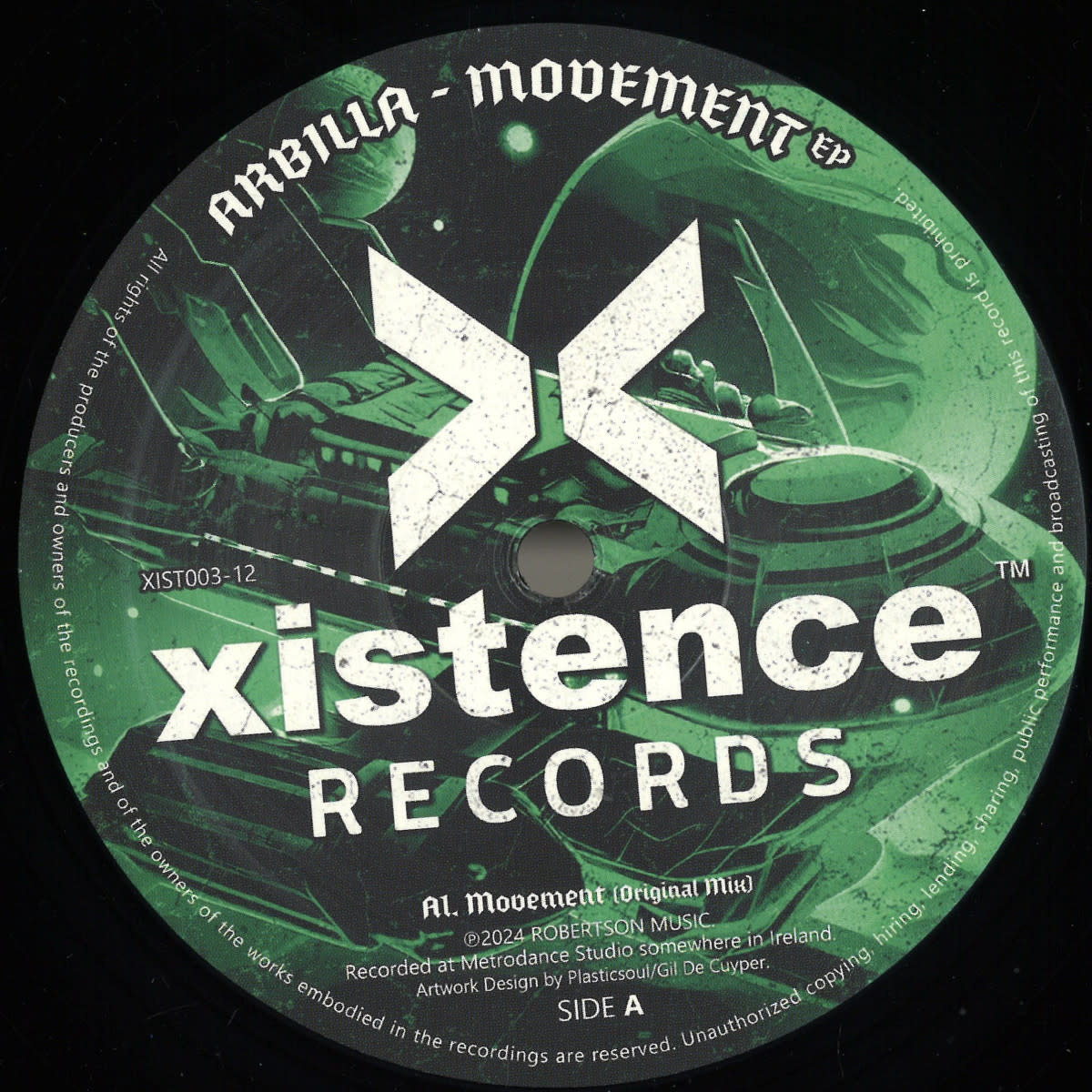 Arbilla - Movement EP 12" (2024, Xistence Records)