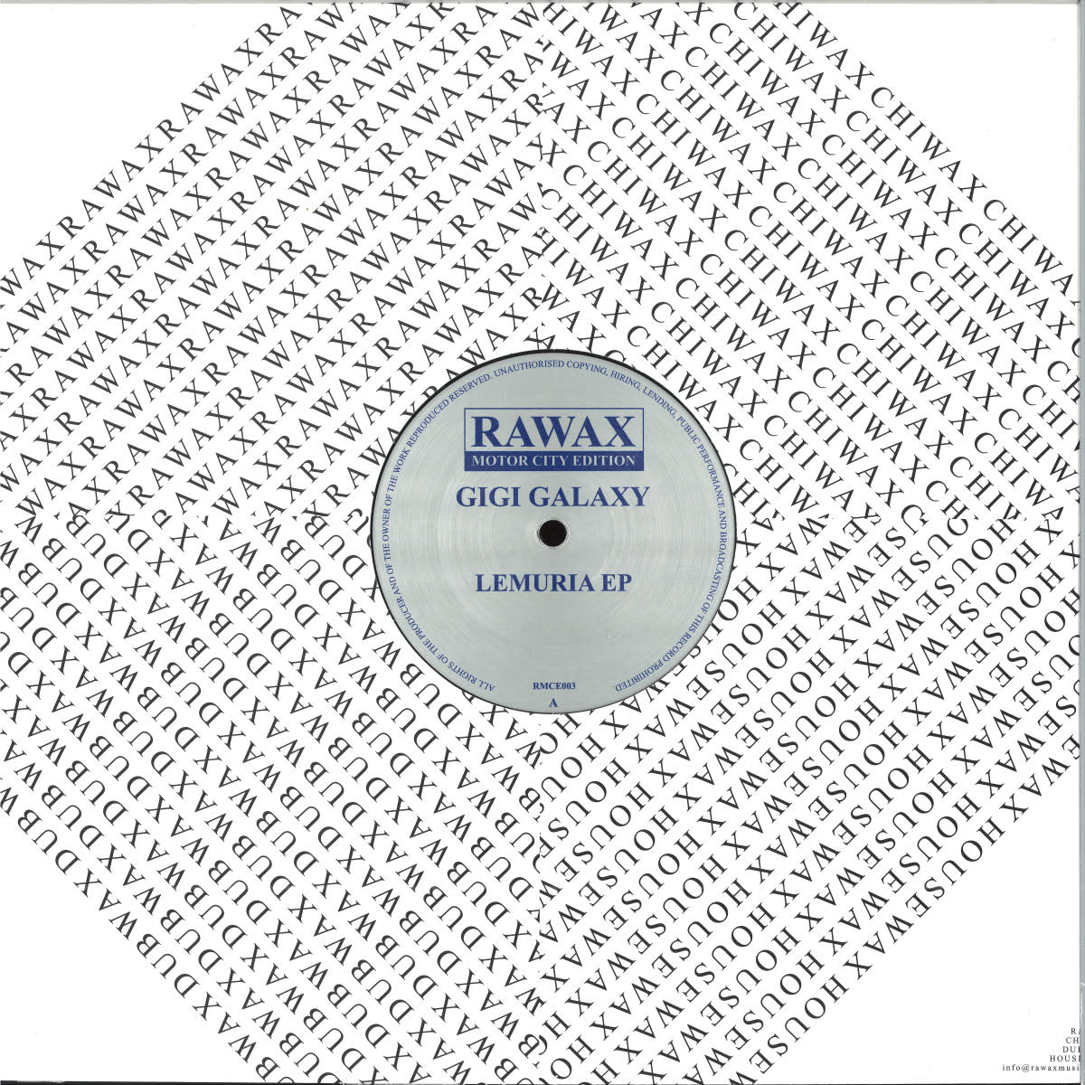 Gigi Galaxy - Lemuria EP 12" (Reissue, Rawax)