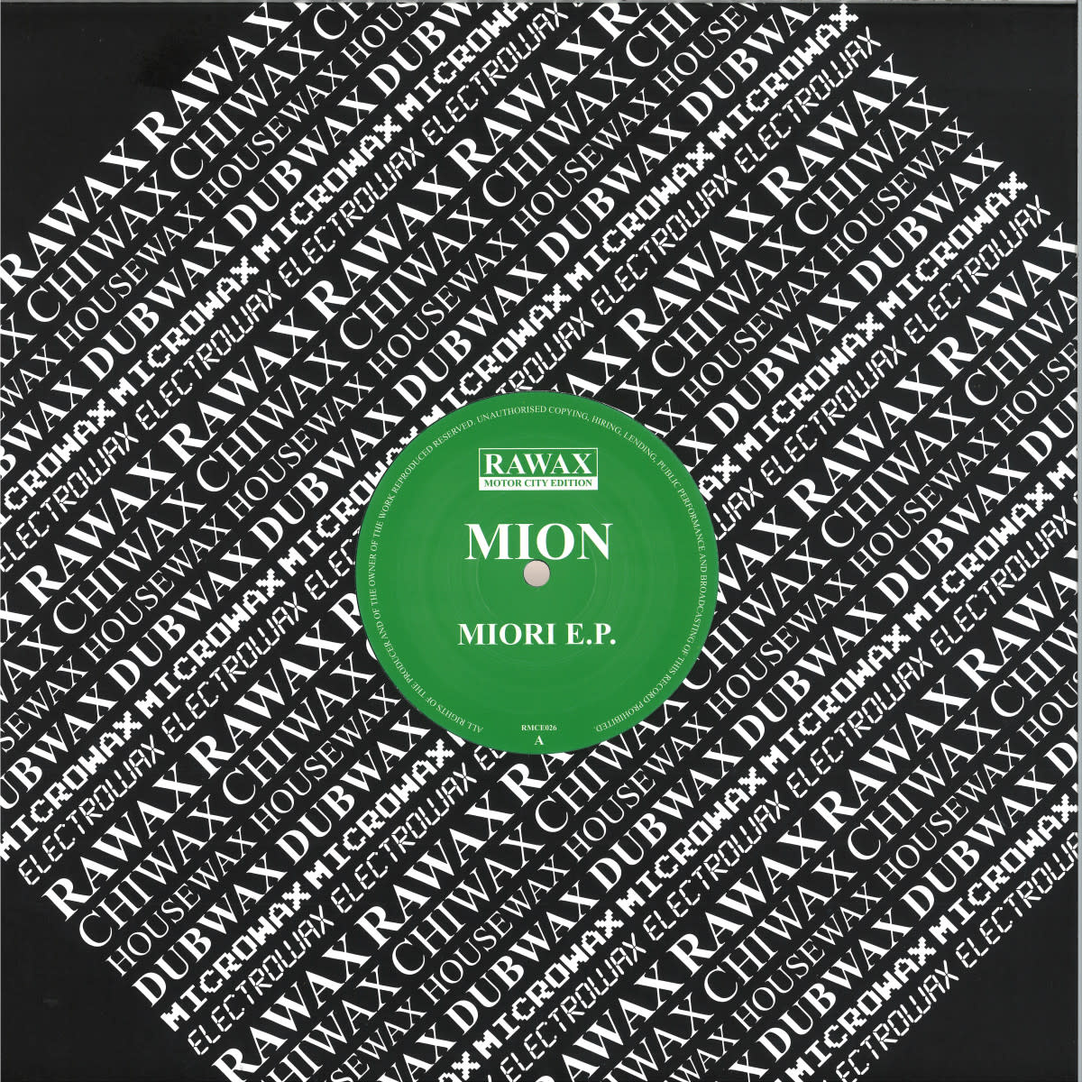 Mion - Miori EP (2025, Rawax Motor City Edition)