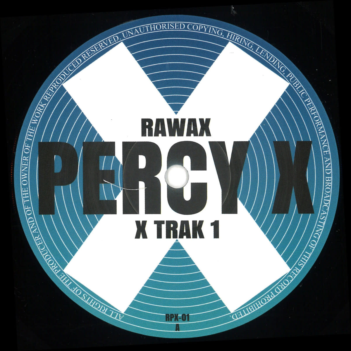 Percy X - X Trak 1 & 2 12" (2025 Reissue, Rawax Motor City Edition)