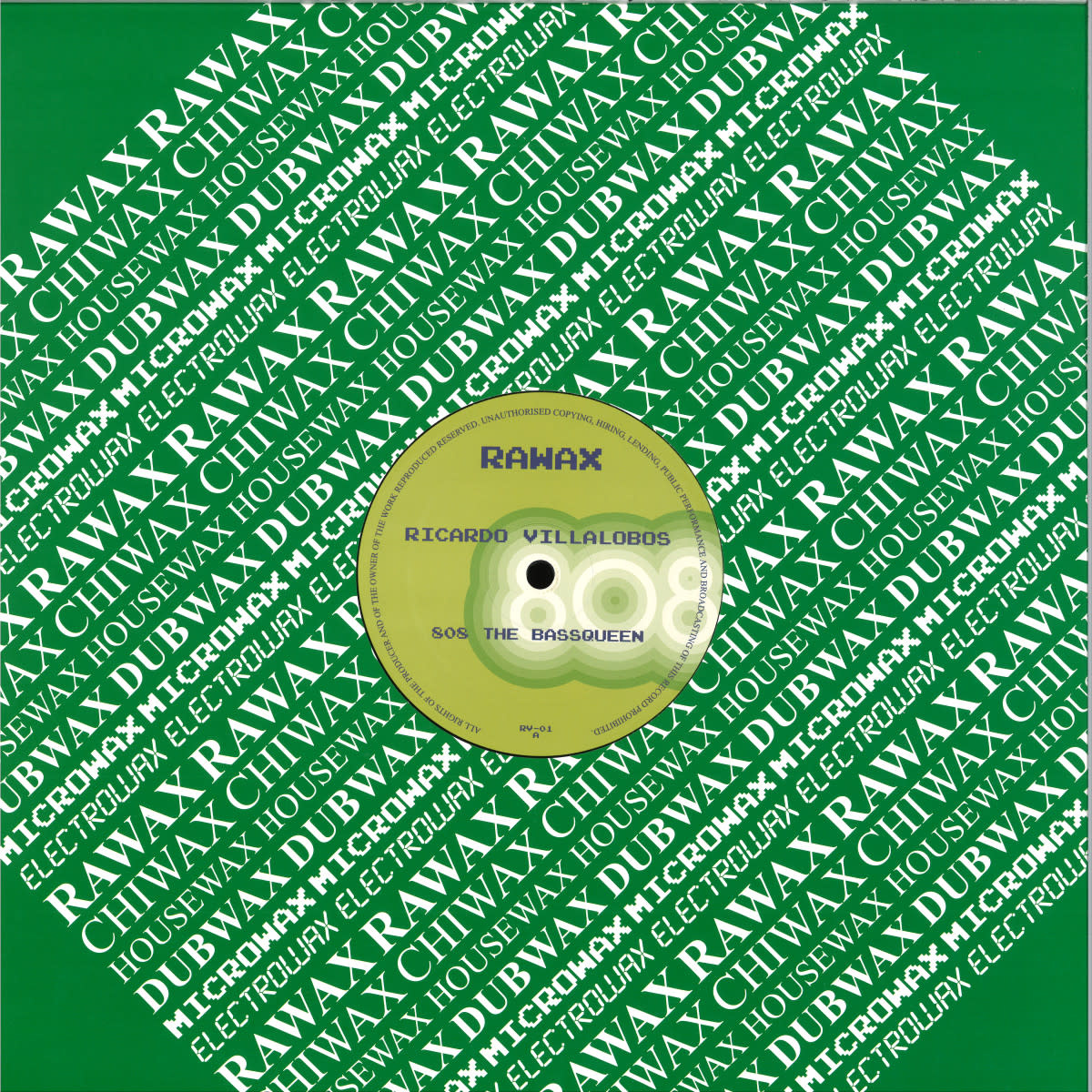 Ricardo Villalobos - 808 The Bassqueen (2024 Reissue, Rawax)