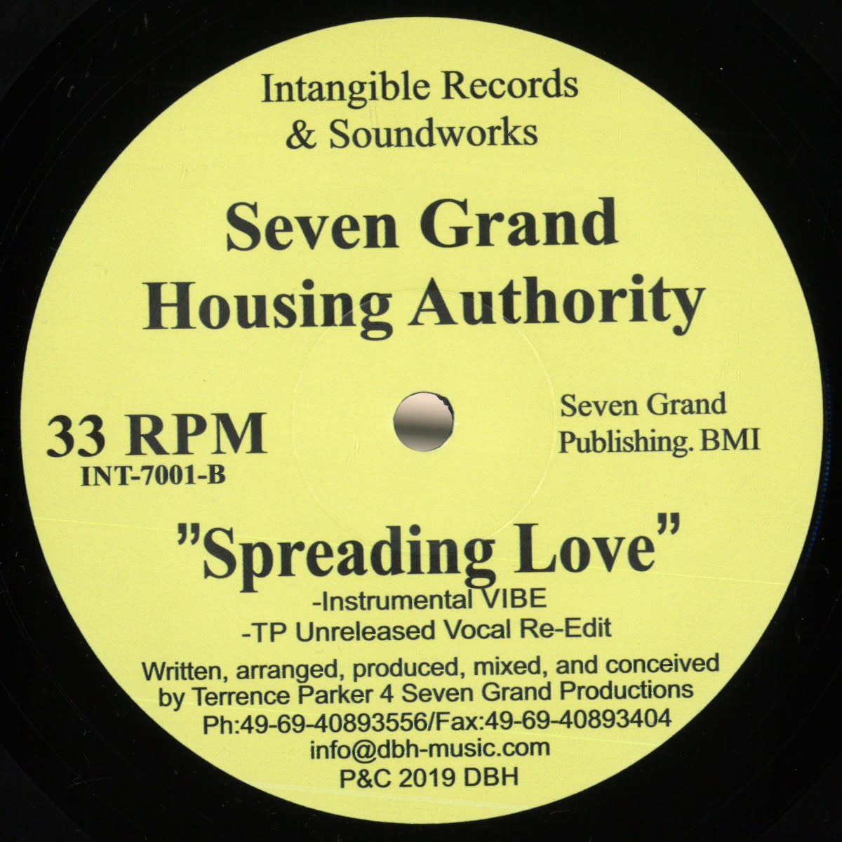 Seven Grand Housing Authority - Spreading Love (Reissue, Intangible Records & Soundworks)