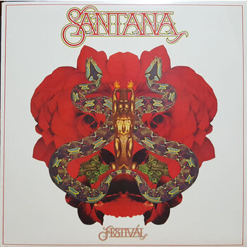 (VINTAGE) Santana - Festivál LP [Cover,Disc:VG+](1977,Canada)