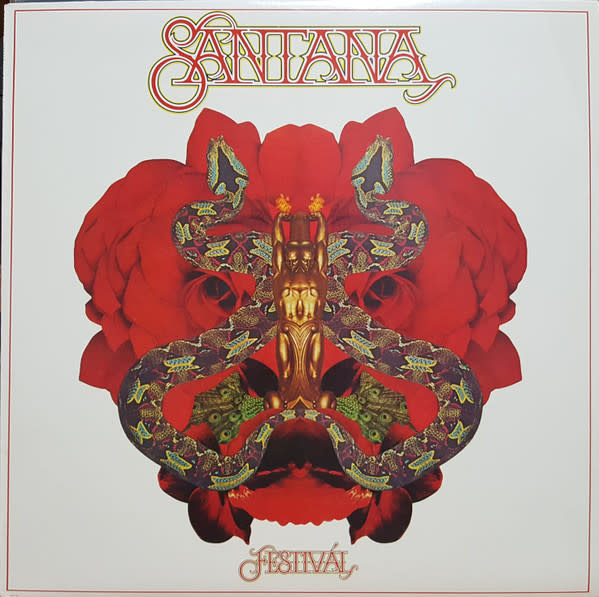 (VINTAGE) Santana - Festivál LP [Cover,Disc:VG+](1977,Canada)