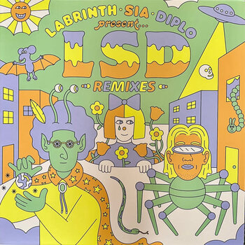 (VINTAGE) Labrinth, Sia & Diplo Present LSD - Remixes LP [Cover,Disc:VG+](RSD2024,US), Purple Vinyl, Limited 2000