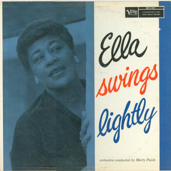 (VINTAGE) Ella Fitzgerald - Ella Swings Lightly LP [Cover:VG+,Disc:VG](1959 Verve Records,US)