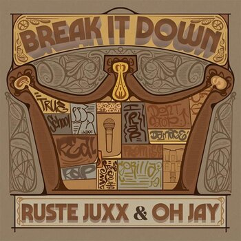 Ruste Juxx & Oh Jay - Break It Down LP (2025, Electric Blue Vinyl, De Rap Winkel)