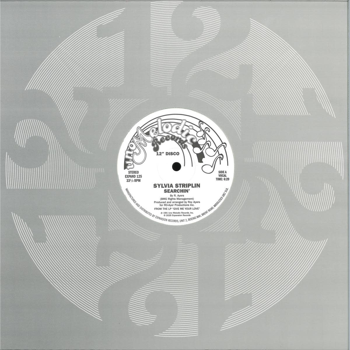 Sylvia Striplin – Searchin' 12" (2025 Reissue, Expansion)