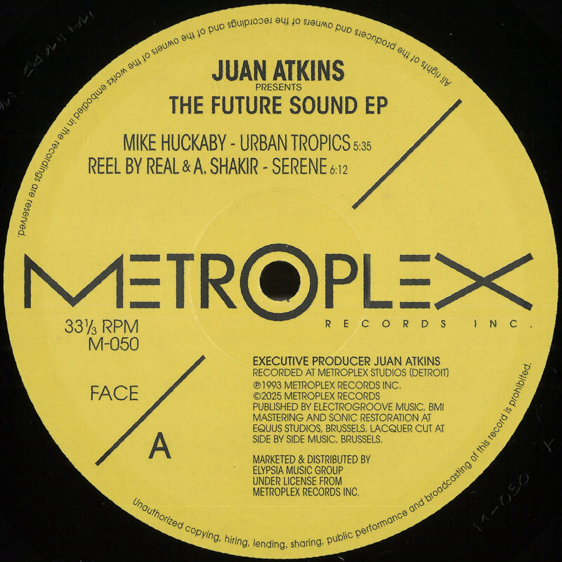Various – Juan Atkins Presents The Future Sound EP 12" (2025 Reissue, Metroplex)