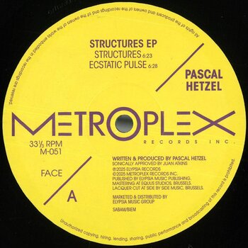 Pascal Hetzel – Structures EP 12" (2025, Metroplex)